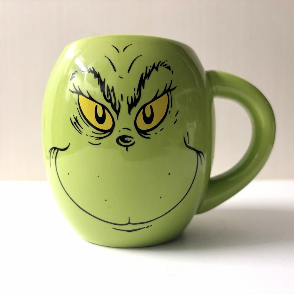 The Grinch Merry Christmas Coffee Tea Mug Ceramic Dr Seuss